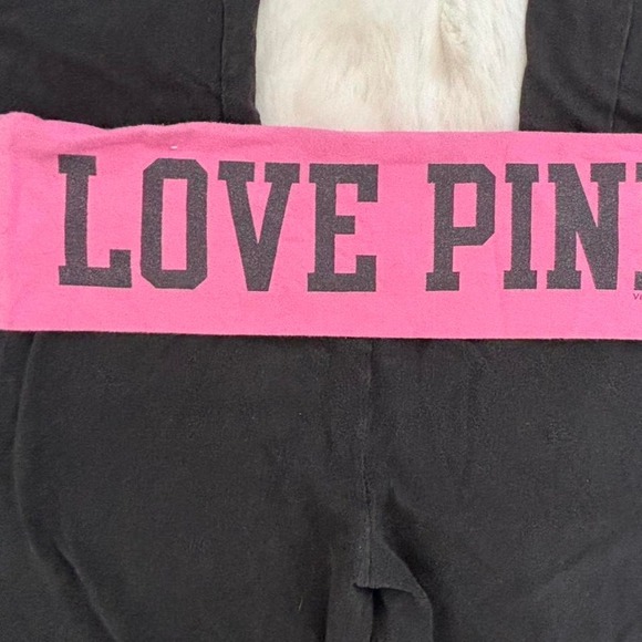 victoria's secret pink fold over flare yoga pants - Picture 7 of 8